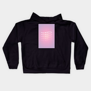 Trust the Process Pink and Purple Aura Kids Hoodie